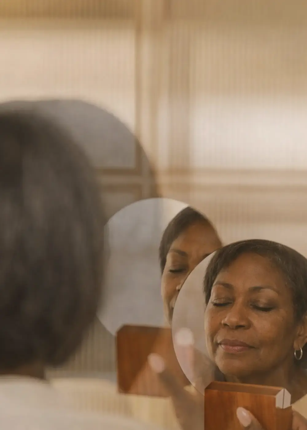 Woman in Mirror